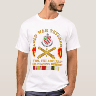Leger - Koude Oorlog Vet w 1e Bn 8e Artillerie T-shirt