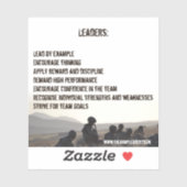 Leger Leiderschap Code Sticker (Vel)