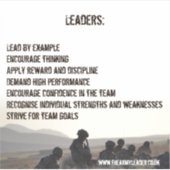 Leger Leiderschap Code Sticker (Voorkant)