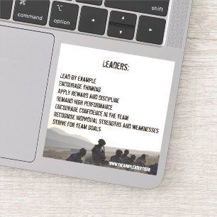 Leger Leiderschap Code Sticker