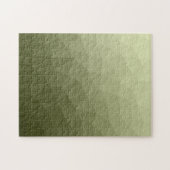 Leger lichtgroene verloop geometrisch mesh patroon legpuzzel (Horizontaal)