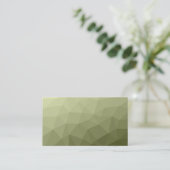 Leger lichtgroene verloop geometrisch mesh patroon visitekaartje (Staand voorkant)