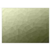 Leger lichtgroene verloop geometrisch meshpatroon tafelkleed (Voorkant (Horizontaal))
