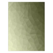 Leger lichtgroene verloop geometrisch meshpatroon tafelkleed (Voorkant)