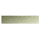 Leger lichtgroene verloop geometrische mesh patroo korte tafelloper (Horizontaal)