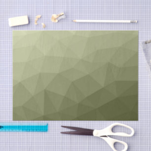 Leger lichtgroene verloop geometrische mesh-patroo tissuepapier