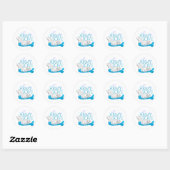 Leger Liefde Soort van Sprookje Ronde Sticker (Vel)