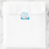Leger Liefde Soort van Sprookje Ronde Sticker (Tas)