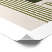 Leger Lombard Lines Boog Aangepaste Foto Kunstprin Poster (Hoek)