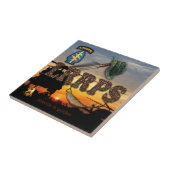 Leger LRRPS Special Forces Green Berets SF Tegeltje (Zijkant)