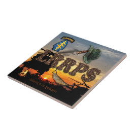 Leger LRRPS Special Forces Green Berets SF Tegeltje
