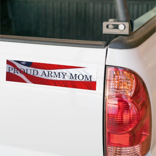 Leger Mam American Flag Bumpersticker (Op Truck)