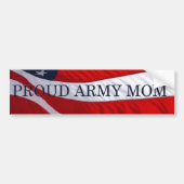 Leger Mam American Flag Bumpersticker (Voorkant)