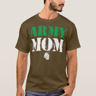 Leger Mam Proud Inspirerend Gezegde Proud Army Mam T-shirt
