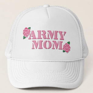 Leger mam Roze Roses Trucker Pet