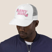 Leger mam Roze Roses Trucker Pet (In situ)