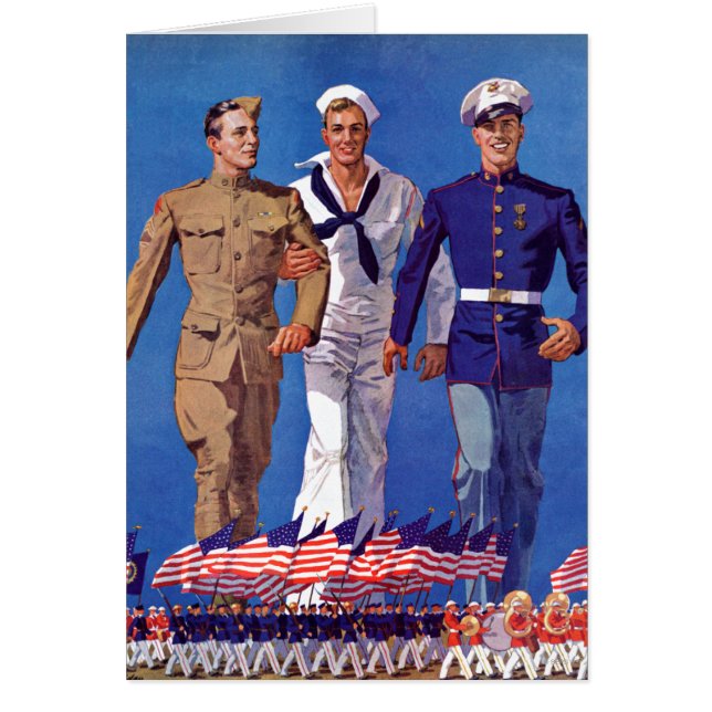 Leger, marine en mariniers (Voorkant)