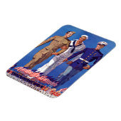 Leger, marine en mariniers magneet (Linkerzijde)