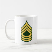 Leger - Master Sergeant E-8 (MSG) Koffiemok (Links)