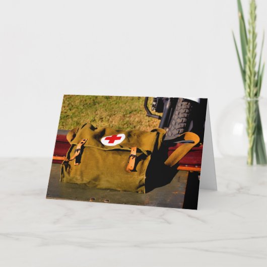 Leger medische tas militaire gewapende diensten ar kaart (Voorkant)