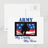Leger mijn papa Mijn Hero Briefkaart (Voorkant / Achterkant)