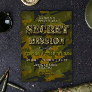 leger - militair - soldaat - jongen verjaardag kaart