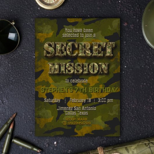 leger - militair - soldaat - jongen verjaardag kaart