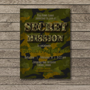 leger - militair - soldaat - jongen verjaardag kaart