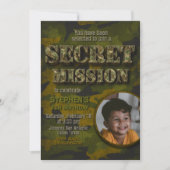 Leger - Militair - Soldier Boy Verjaardag Kaart (Voorkant)