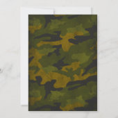 Leger - Militair - Soldier Boy Verjaardag Kaart (Achterkant)