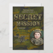 Leger - Militair - Soldier Boy Verjaardag Kaart (Voorkant)