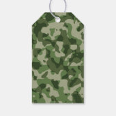 Leger Militair Verjaardagsfeestgranaat Cadeaulabel (Achterkant)