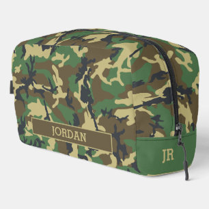 Leger Militaire Camouflage Camo Print Toilettasje