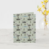 Leger Militaire Camouflage Groen Camo  Kaart (Gele Bloem)