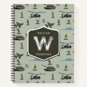 Leger Militaire Camouflage Groen Camo Patroon Notitieboek
