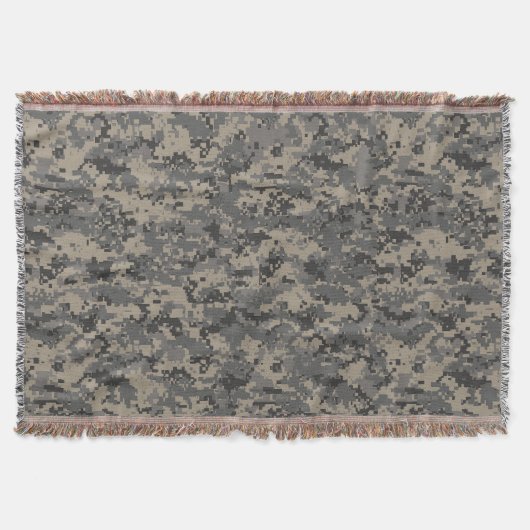 Leger militaire camouflage khaki groen deken (Voorkant)