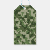 Leger Militaire Missie Volbracht Partij Gunst Cadeaulabel (Achterkant)