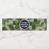 Leger Militaire Waterfles Labels Waterfles Etiket (Enkel label)