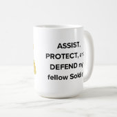 Leger MP Koffie Mok (Voorkant rechts)