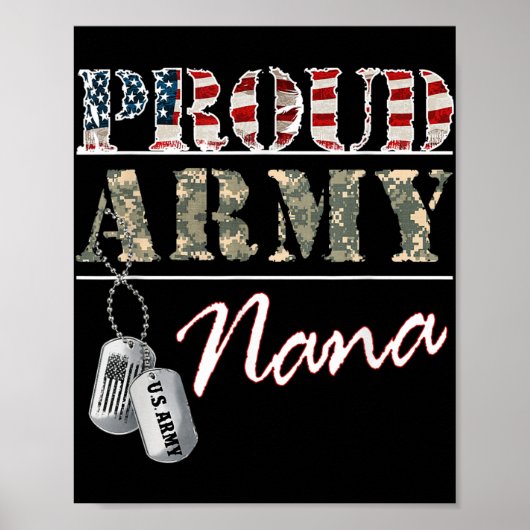 Leger Nana Amerikaans Veteraan Poster (Voorkant)