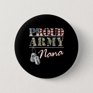 Leger Nana Amerikaans Veteraan Ronde Button 5,7 Cm