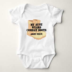 Leger Niece Tante Desert Combat Boots Romper