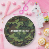 Leger op Birthday Party Papieren Bordje (Feest)