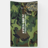 Leger op Birthday Party Spandoek (Verticaal)