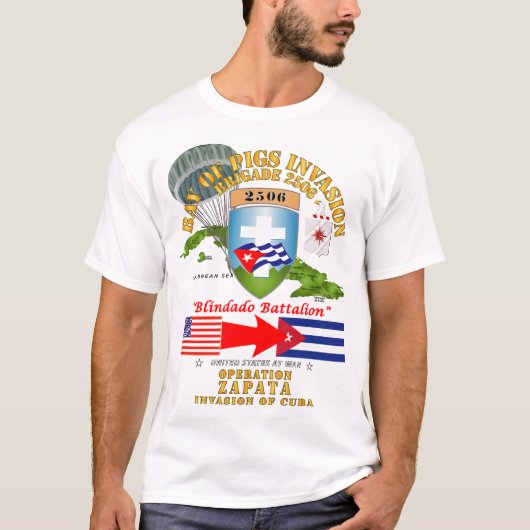 Leger - Operatie Zapata - Golf van Varkens T-shirt (Voorkant)