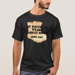 Leger pa Daughter Desert Combat Boots T-shirt