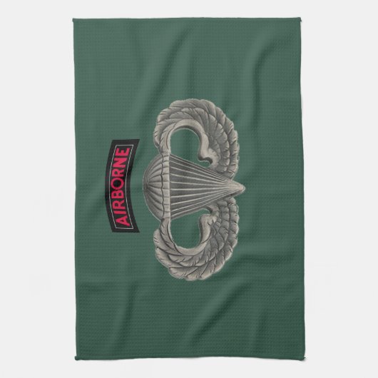 Leger Parachutist Theedoek (Verticaal)