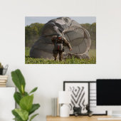 Leger Paratrooper Poster (Thuiskantoor)