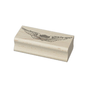 Leger Pilot Wings Crafting Rubber Stamp Rubberstempel