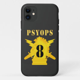 Leger - PSYOPS met takinsigne - 8e bataljon Case-Mate iPhone Case